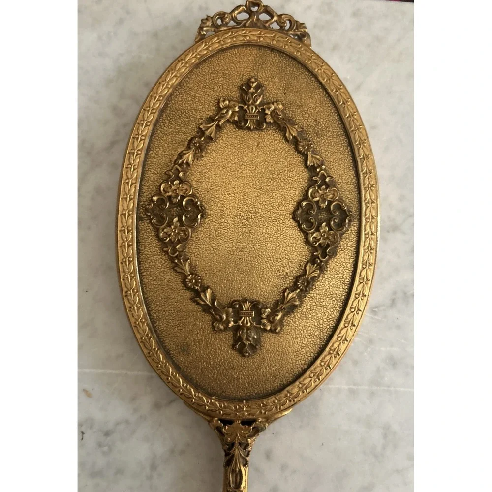 Beautiful, Vintage , Victorian, Hand Mirror Good Condition